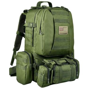 Imagem de Mochila tática CVLIFE Military Army 60L com sistema Molle