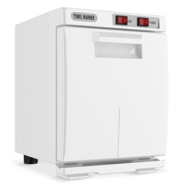 Imagem de Aquecedor de toalha quente, aquecedor de toalhas de banho de 5 L, mini máquina de aquecimento rápido com prateleiras de aço inoxidável, aquecedor de toalhas profissional para spa, salão, beleza