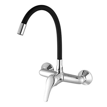 Imagem de Monocomando Para Cozinha Bica Moldável 7006 Vega Meber Meber Preto