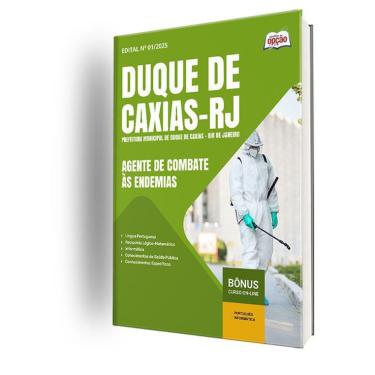 Imagem de Apostila Prefeitura Duque Caxias Rj 2025 Agente Combate Às