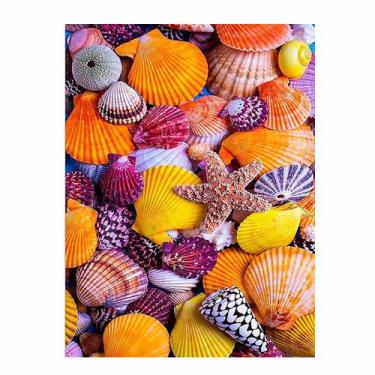 Imagem de Artesanato Pintura Diamante Diy 30X40 - CONCHAS - PPSHOP