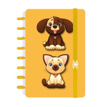 Imagem de Caderno Criativo Pet Cachorro e Gato A4/A5 Disco Inteligente (Médio A5)