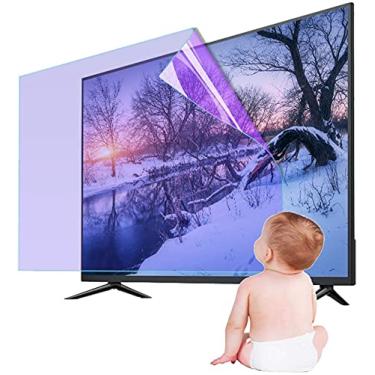 Imagem de Protetor de tela de TV de 32-75 polegadas, filtro de luz azul antiarranhões ?Filtro antirreflexo alivia a tensão ocular para LCD/LED/OLED QLED 4K HDTV 177.8 cm (sem aro de 127.0 cm)