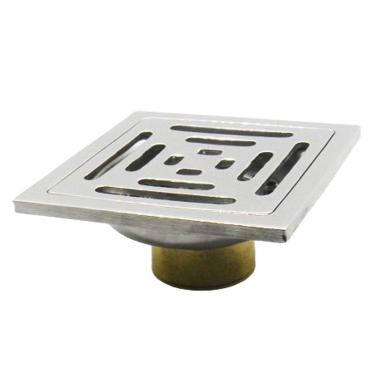 Imagem de Kit 2 Ralos Inteligente 10x10 Anti Odor Insetos Aço Inox Banheiro Casa