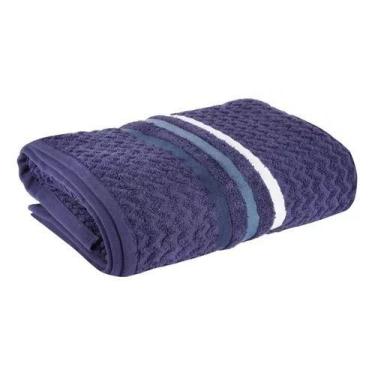 Imagem de Toalha de Banho Fio Penteado Corttex 450g/m  Trento, AZUL