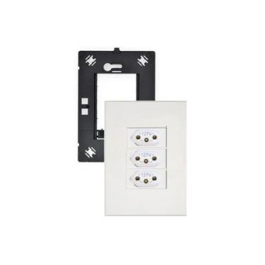 Imagem de Kit Conjunto 4x2 Tomada 20a Tripla Arteor Pial Legrand