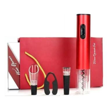 Imagem de Abridor De Garrafa Vinho Automático Elétrico Kit 4 Peças - Durawell, V