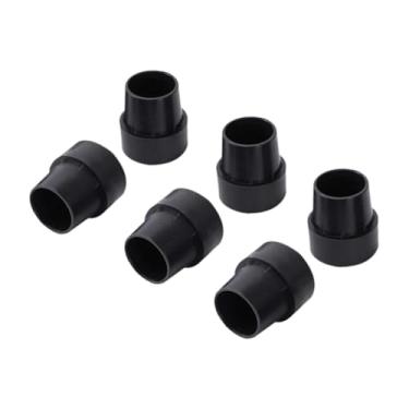 Imagem de Dynwave Trampoline Pags Pads Kit Capas de cano de cano, Anti -deslizamento de borracha Evite protetores de piso de substituição de balanço, 6 Peças