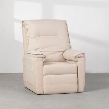 Imagem de Poltrona Goya Reclinável - Aveia - Abra Casa