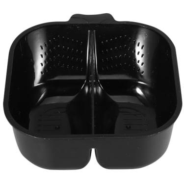 Imagem de TOVINANNA Tigela empilhável de cor dupla: tigela de tintura de cabelo com divisória tigela de salão de 16 cm para barbearia tigela de máscara de lama de processo duplo misturador de tinta de cabelo de