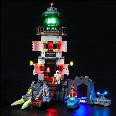Imagem de GEAMENT LED Light Kit Compatible with Lego The Lighthouse of Darkness - Lighting Set for Hidden Side 70431 Building Model (Model Set Not Included)