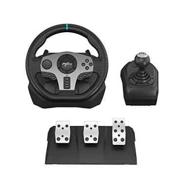 Imagem de PXN 270/900 Degree PC Racing Wheel, V9 USB Race Game Driving PC Steering Wheel with Clutch Pedals and Shifter for Windows PC/PS3/PS4/Switch/Xbox One/Xbox Series X/S