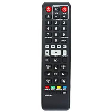 Imagem de Novo controle remoto de substituição AK59-00167A compatível com Samsung Blu-ray Disc Player BD-H6500 BD-J6300 BD-J6300/ZA BD-J7500 BD-J7500/ZA BD-JM63 BD-JM63/ZA BD-JM63C BD-JM63C/ZA RTAK5900167A UBD-K8500