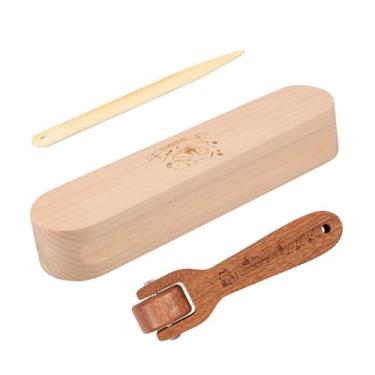 Imagem de Colaxi 3 peças de ferramentas de costura de madeira, ferramenta de achatamento de tábua de claquete de de madeira, claquete de engomar, ferramenta