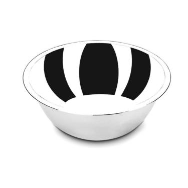 Imagem de Travessa Refratária Funda Oxford Porcelanas Gourmet Porcelana 34X21Cm Inox