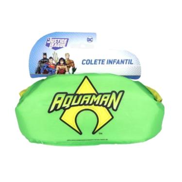 Imagem de Colete De Natação Infantil Liga Da Justiça Aquaman - Bel Fix