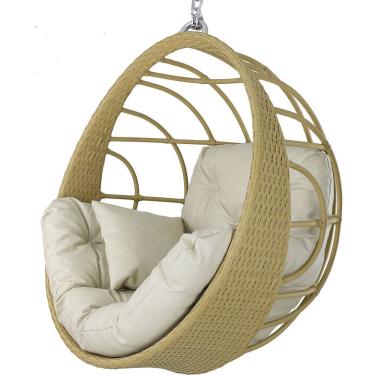 Imagem de Balanço Ninho Suspenso Hungria Avelã E Courino Náutico Bege