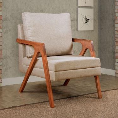 Imagem de Kit 2 Poltronas Decorativas Mona Bege