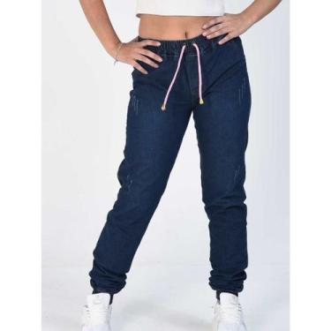 Imagem de Calça Feminina modinha jeans premium 10 ao 16 - NoBrand, Jogger escura