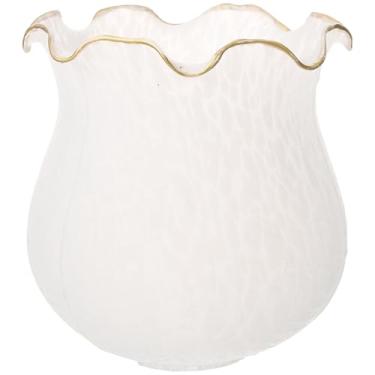 Imagem de Cabilock Abajures De Vidro Tipo Tulipa: Abajur Substituição Flor Lírio, Lâmpada E27, Acessório Para Lustre E Luminária Mesa Chão