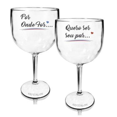 Imagem de Kit 2 Taças Gin Por Onde For... - Para Dia Dos Namorados