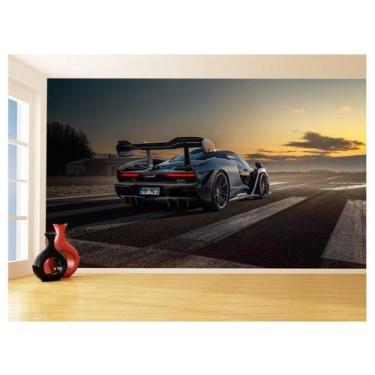 Imagem de Papel De Parede 3D Carro Mc Laren Pista Super 3,5M Car298 - Você Decor