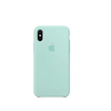Imagem de Capa Case Silicone Capinha X Xr Xs Max Várias Cores, Verde Água, iPhon