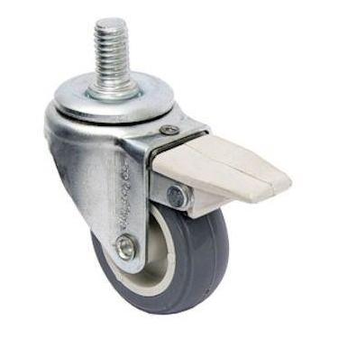 Imagem de Rodizio Girat. Rosca C/ Freio 1pol. R158 Bp Pvc Anti Risco 25kg Por Ro