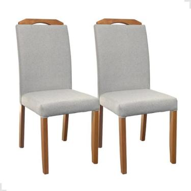 Imagem de Kit 2 Cadeiras Alice Conjunto para Sala de Jantar ou Cozinha Estofadas