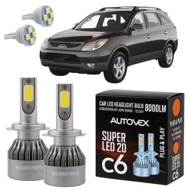 Imagem de Ultra LED C6 H7 Lâmpada Farol Baixo Vera Cruz 2006 Em diante - Autovex