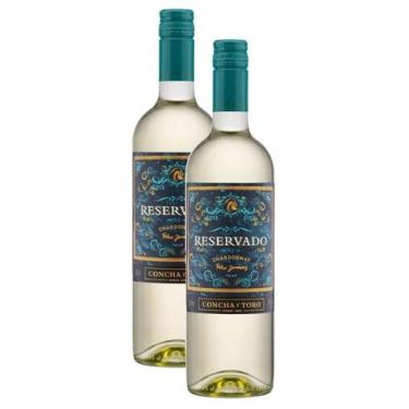 Imagem de kit 2 Vinho Concha Y Toro Reservado Chardonnay 750ml