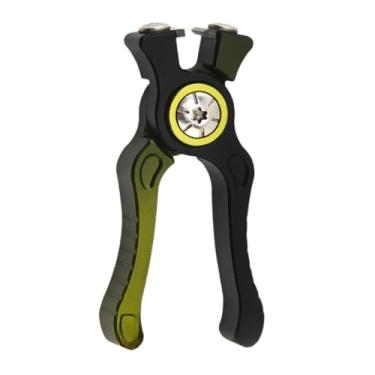 Imagem de Pegciuho Acessórios para cortador de linha de pesca, alicate profissional para cortar linha, tesoura resistente para uso em peixes, Verde Escuro Preto