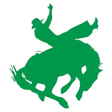 Imagem de Adesivo Segura Peão Sertanejo Rodeio no Seu Estilo leve Essa Emoção para carros caminhonetes caminhão parede e mais (VERDE, 44,4X50cm)