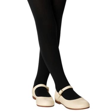 Imagem de Meia Calça Básica Infantil Fio 20 Selene, P, Preto