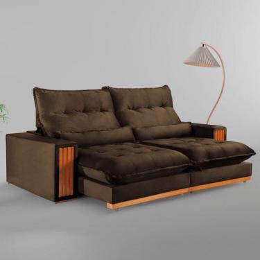 Imagem de Sofá Retrátil e Reclinável 4 Lugares 290cm Santorini - Kasacomigo Esto