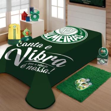 Imagem de Cobertor Raschel Plus Palmeiras 1,50x2,20m Licenciado Jolitex