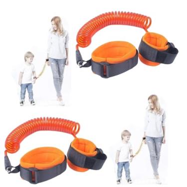 Imagem de Kit 2 Pulseira Guia Infantil de Segurança Proteção para Criança Pulso Anti Perda - Colorido