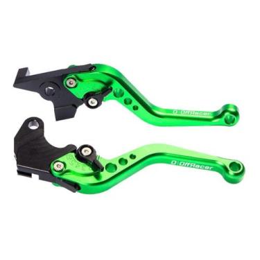 Imagem de Par Manete Esportivo Curto Honda CB 500 99 A 2004 - Off Racer, Verde