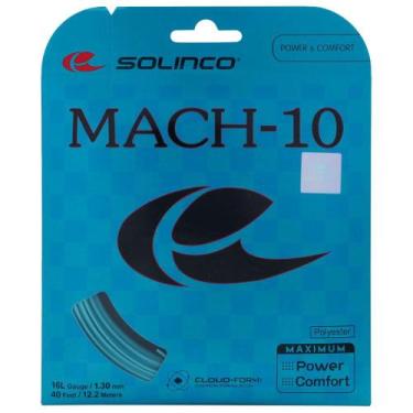 Imagem de Corda Solinco Mach-10 Azul 16 1.30mm Azul - Set Individual