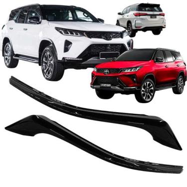 Imagem de Friso Farol Para Hilux Sw4 Diamond 2021 A 2024 Black Piano - DFEB, Pre