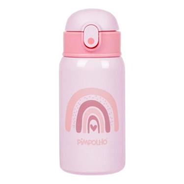 Imagem de Garrafa Térmica Pimpolho Inox 400ml Com Canudo Infantil