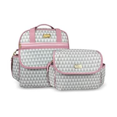 Imagem de Kit Maternidade 3 Pçs Sacola Vira Mochila Frasqueira Mave - MAVE BABY,