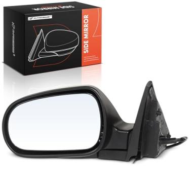 Imagem de A-Premium Espelho retrovisor traseiro externo preto dobrável do lado do motorista - compatível com Honda Prelude 1997-2001