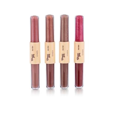 Imagem de Duo Lips Batom e Gloss Choco Fun - Fenzza - CHOCO MELO