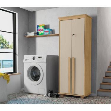 Imagem de Armário Multiuso México 2 Portas Cinamomo/off-white