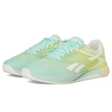 Imagem de Reebok Tênis feminino Nano X5, Glitch Aqua/Amarelo Haze/Giz, 36