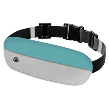 Imagem de JEVRKAPZ Cinto de corrida ajustável, pochete para malhar com suporte resistente ao suor, comporta todos os modelos de iPhone, Azul, cinza, Gsp8802
