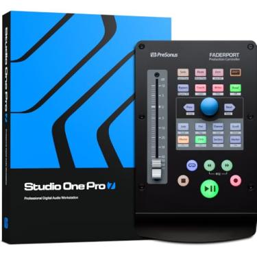 Imagem de PreSonus Controlador de produção USB Faderport com Studio One Artist e software de gravação Ableton Live Lite DAW