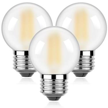 Imagem de Lâmpadas LED Sphoon Dimmable E26 G16.5 6W 2700K, branco quente, pacote