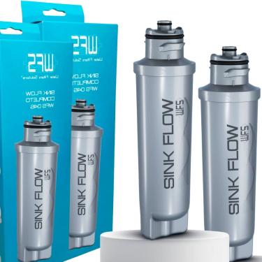 Imagem de Kit 2 Filtro Refil SINK FLOW para Purificador De Água Universal Torneira Pia